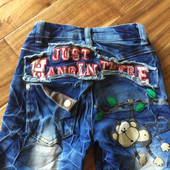 ✔️ Rock’n or Rock Style Distressed Kids Jeans Size 4T - Picture 6 of 6